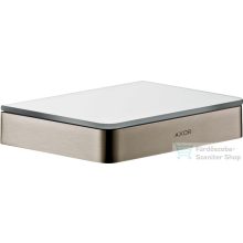   Hansgrohe AXOR UNIVERSAL SOFTSQUARE 15 cm-es polc,szálcsiszolt nikkel 42840820