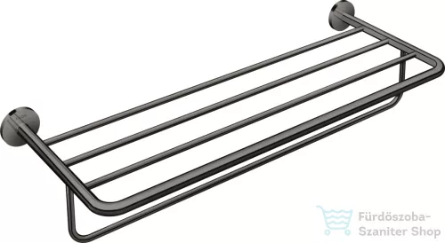 Hansgrohe AXOR UNIVERSAL CIRCULAR 65,5 cm-es törölközőtartó polc,polírozott fekete króm 42843330