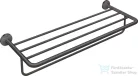 Hansgrohe AXOR UNIVERSAL CIRCULAR 65,5 cm-es törölközőtartó polc,szálcsiszolt fekete króm 42843340