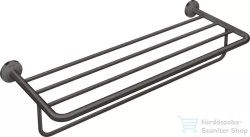 Hansgrohe AXOR UNIVERSAL CIRCULAR 65,5 cm-es törölközőtartó polc,szálcsiszolt fekete króm 42843340