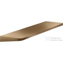   Hansgrohe AXOR UNIVERSAL Circular 40 cm-es fém polc,szálcsiszolt bronz 42844140