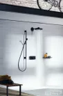 Hansgrohe AXOR UNIVERSAL Circular 400 polc, matt fekete 42844670