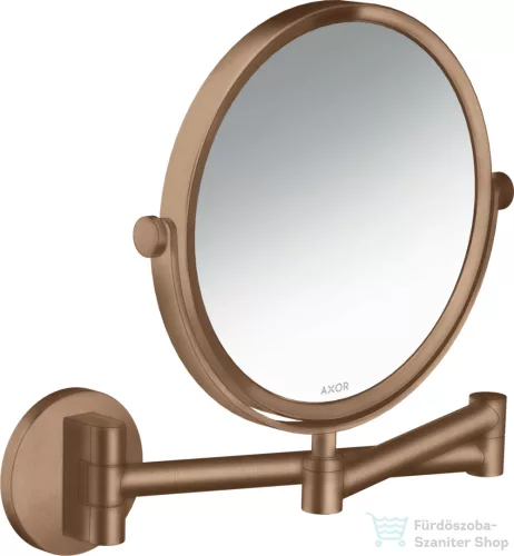 Hansgrohe AXOR UNIVERSAL CIRCULAR fali kozmetikai tükör,szálcsiszolt vörös arany hatású 42849310