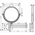 Hansgrohe AXOR UNIVERSAL CIRCULAR fali kozmetikai tükör,szálcsiszolt sárgaréz hatású 42849950