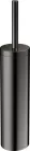 Hansgrohe AXOR UNIVERSAL CIRCULAR fali wc kefe tartó,polírozott fekete króm 42855330