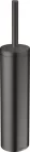 Hansgrohe AXOR UNIVERSAL CIRCULAR fali wc kefe tartó,szálcsiszolt fekete króm 42855340