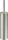 Hansgrohe AXOR UNIVERSAL CIRCULAR fali wc kefe tartó,rozsdamentes acél hatású 42855800