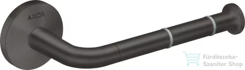 Hansgrohe AXOR UNIVERSAL CIRCULAR fali wc papír tartó,szálcsiszolt fekete króm 42856340