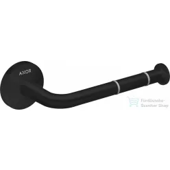   Hansgrohe AXOR UNIVERSAL CIRCULAR fali wc papír tartó, matt fekete 42856670