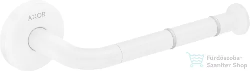 Hansgrohe AXOR UNIVERSAL CIRCULAR fali wc papír tartó, matt fehér 42856700