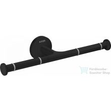   Hansgrohe AXOR UNIVERSAL CIRCULAR fali dupla wc papír tartó, matt fekete 42857670