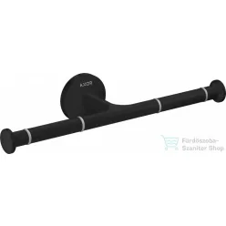   Hansgrohe AXOR UNIVERSAL CIRCULAR fali dupla wc papír tartó, matt fekete 42857670