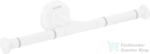 Hansgrohe AXOR UNIVERSAL CIRCULAR fali dupla wc papír tartó, matt fehér 42857700