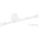 Hansgrohe AXOR UNIVERSAL CIRCULAR fali dupla wc papír tartó, matt fehér 42857700
