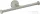 Hansgrohe AXOR UNIVERSAL CIRCULAR fali dupla wc papír tartó,rozsdamentes acél hatású 42857800