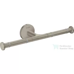   Hansgrohe AXOR UNIVERSAL CIRCULAR fali dupla wc papír tartó,szálcsiszolt nikkel 42857820