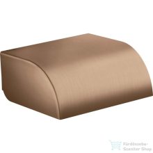   Hansgrohe AXOR UNIVERSAL CIRCULAR fedeles wc papír tartó,szálcsiszolt vörös arany hatású 42858310