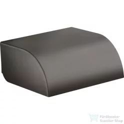   Hansgrohe AXOR UNIVERSAL CIRCULAR fedeles wc papír tartó,szálcsiszolt fekete króm 42858340