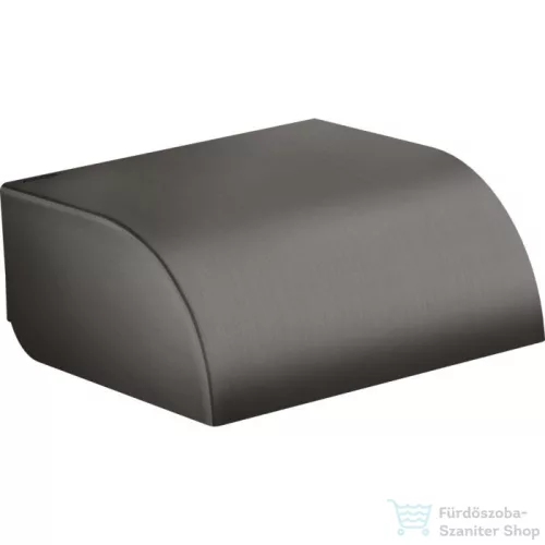 Hansgrohe AXOR UNIVERSAL CIRCULAR fedeles wc papír tartó,szálcsiszolt fekete króm 42858340