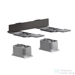   Hansgrohe AXOR adapter tartozékok sínre szereléséhez,szálcsiszolt fekete króm 42870340