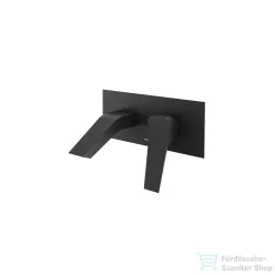   RamonSoler PRISMA falsík alatti mosdó csaptelep 14 cm-es kifolyóval, leeresztő nélkül, matt fekete 42A309596
