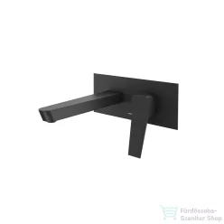   RamonSoler PRISMA falsík alatti mosdó csaptelep 20,5 cm-es kifolyóval, leeresztő nélkül, matt fekete 42A309597