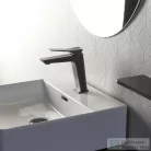 RamonSoler PRISMA mosdó csaptelep leeresztő nélkül, szálcsiszolt grafit 42A309638