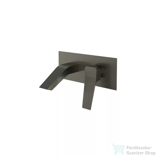 RamonSoler PRISMA falsík alatti mosdó csaptelep 14 cm-es kifolyóval, leeresztő nélkül, szálcsiszolt grafit 42A309641