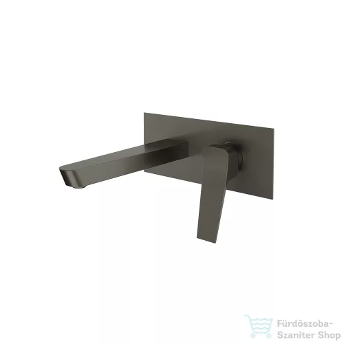 RamonSoler PRISMA falsík alatti mosdó csaptelep 20,5 cm-es kifolyóval, leeresztő nélkül, szálcsiszolt grafit 42A309642