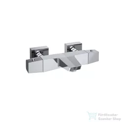   RamonSoler PRISMA termosztátos fali kádtöltő csaptelep zuhanyszett nélkül, króm 42C309582