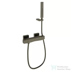   RamonSoler PRISMA fali termosztátos zuhany csaptelep zuhanyszettel, szálcsiszolt grafit 42D309647