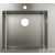 Hansgrohe S71 S711-F450 beépített mosogatómedence 550x500 mm, rozsdamentes acél 43301800
