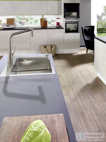 Hansgrohe S71 S711-F450 beépített mosogatómedence 550x500 mm, rozsdamentes acél 43301800