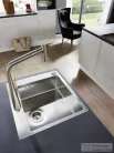 Hansgrohe S71 S711-F450 beépített mosogatómedence 550x500 mm, rozsdamentes acél 43301800