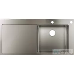   Hansgrohe S71 S717-F450 mosogatómedence 1045x510 mm, rozsdamentes acél 43307800