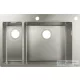 Hansgrohe S71 S712-F655 mosogatómedence 755x500 mm, rozsdamentes acél 43310800