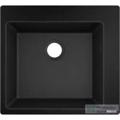   Hansgrohe S51 S510-F450 beépített mosogatómedence 450, grafitfekete 43312170