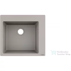   Hansgrohe S51 S510-F450 beépített mosogatómedence 450,betonszürke 43312380