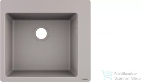 Hansgrohe S51 S510-F450 beépített mosogatómedence 450,betonszürke 43312380