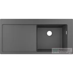   Hansgrohe S51 S514-F450 beépített mosogatómedence 450, kőszürke 43314290