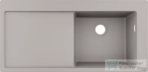 Hansgrohe S51 S514-F450 beépített mosogatómedence 450, betonszürke 43314380