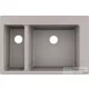Hansgrohe S51 S510-F635 beépített mosogató két medencével 180/450, betonszürke 43315380