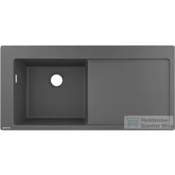   Hansgrohe S51 egymedencés mosogató medence S5110-F450 1050x745 mm, kőszürke 43330170
