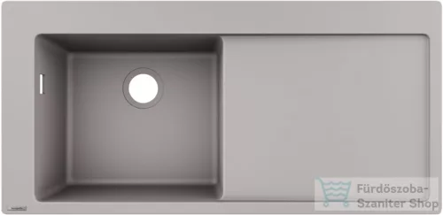 Hansgrohe S51 egymedencés mosogató medence S5110-F450 1050x745 mm, betonszürke 43330380