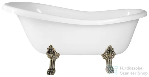 Sapho RETRO szabadonálló kád, 168x76,2x70cm, bronz lábakkal 43358