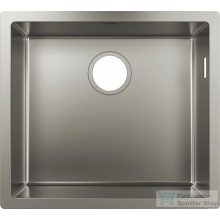   Hansgrohe S71 S719-U500 munkalap alá rögzített mosogatómedence 550x450 mm, rozsdamentes acél 43427800
