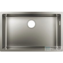   Hansgrohe S71 S719-U660 munkalap alá rögzített mosogató 710x450 mm , rozsdamentes acél 43428800