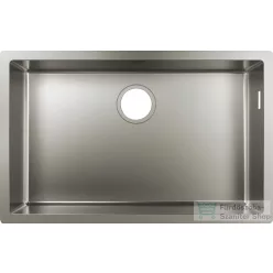   Hansgrohe S71 S719-U660 munkalap alá rögzített mosogató 710x450 mm , rozsdamentes acél 43428800