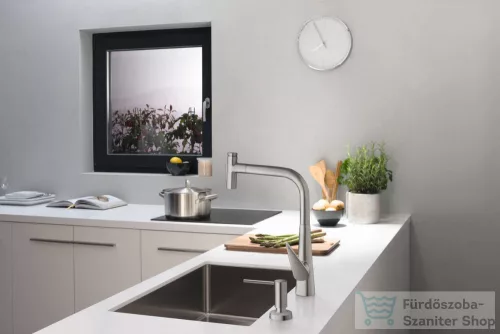 Hansgrohe S71 S719-U660 munkalap alá rögzített mosogató 710x450 mm , rozsdamentes acél 43428800