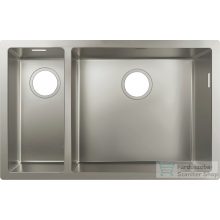   Hansgrohe S71 S719-U655 munkalap alá rögzített mosogatómedence 705x450 mm, rozsdamentes acél 43429800